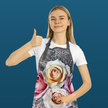 Regal Splendor I Champagne & Blush Bouquet Artist’s Apron