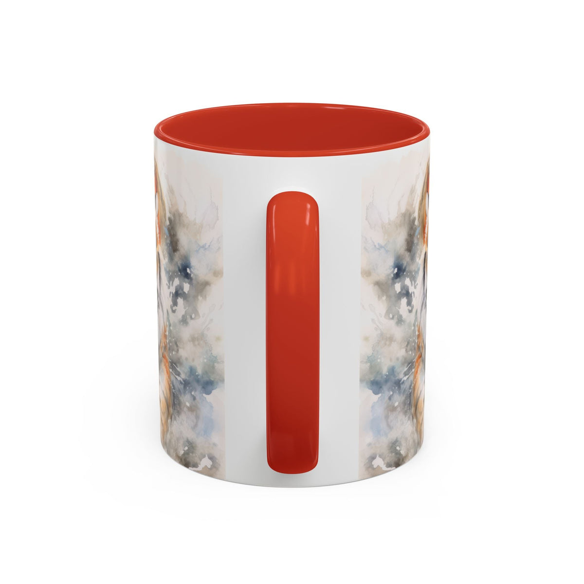 Tiger Watercolor Accent Coffee Mug – Artistic Wildlife Ceramic Mug (11/15oz) - My True Design