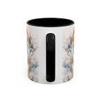 Tiger Watercolor Accent Coffee Mug – Artistic Wildlife Ceramic Mug (11/15oz) - My True Design